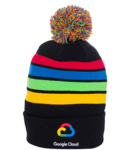 google beanie pom