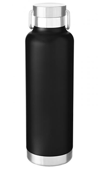 H2 Go black stainless steel Journey Bottle.