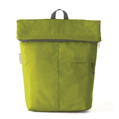 flip and tumble green backpack.