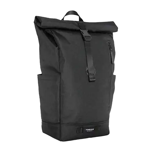 Click to view Timbuk2 black laptop backpack.