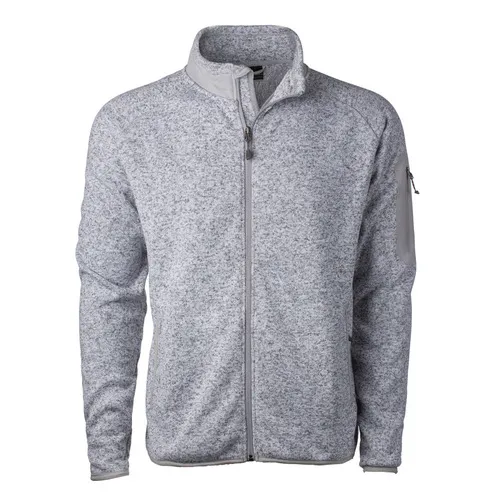 Gray villa sweater fleece jacket.