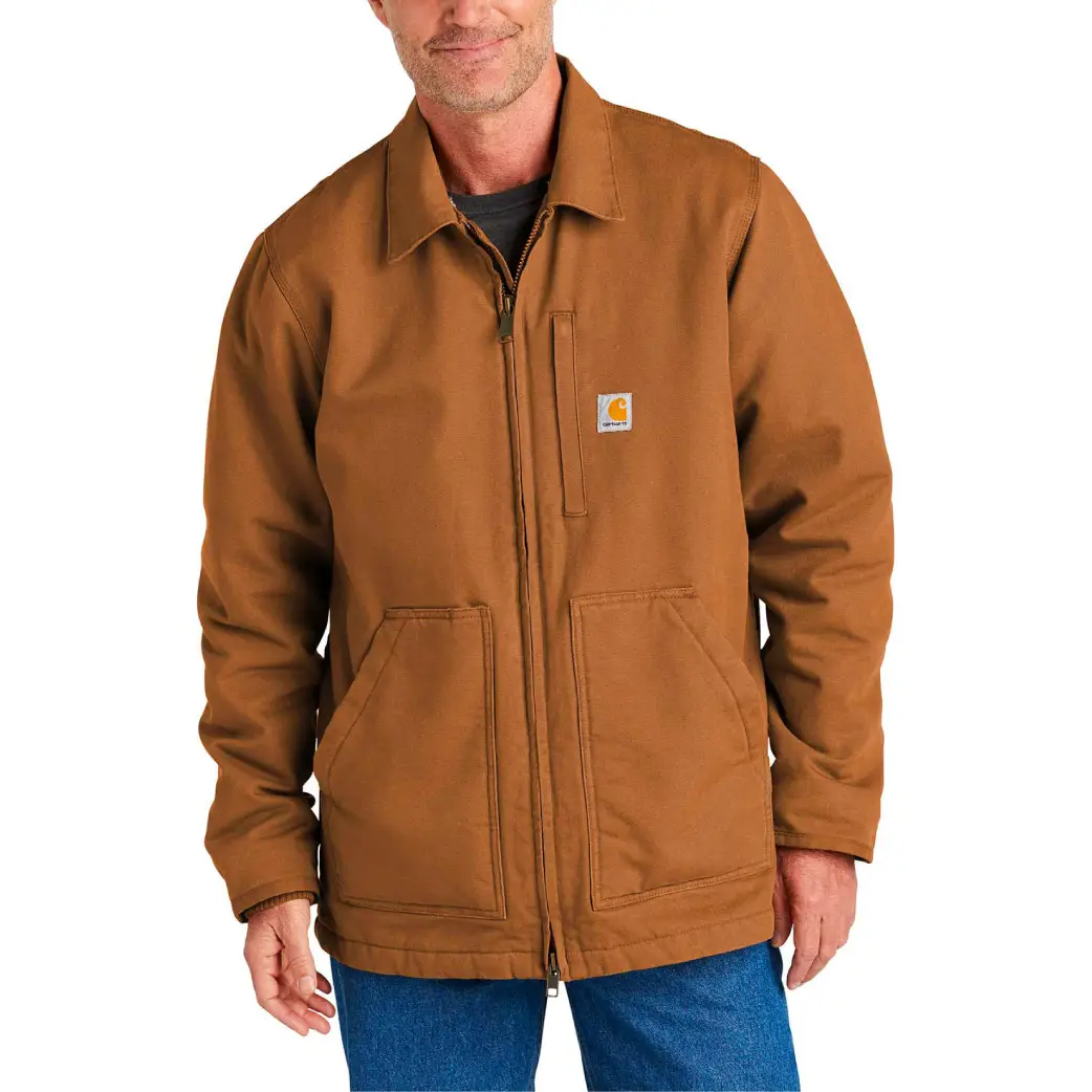 Carhartt sherpa lined coat front