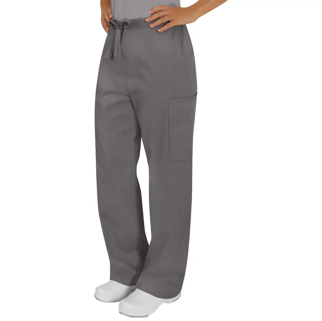 Grey butter soft scrubs pocket unisex pants