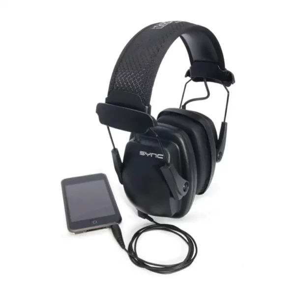 Howard Leight Sync Stereo Headband Earmuffs w/3.5mm Input Cable