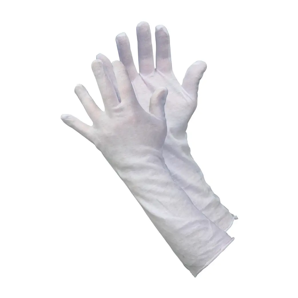 White MCR Safety 8614C Cotton Lisle Inspection Gloves