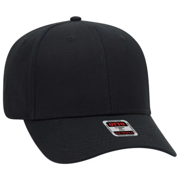 otto cap 6 panel mid profile baseball cap