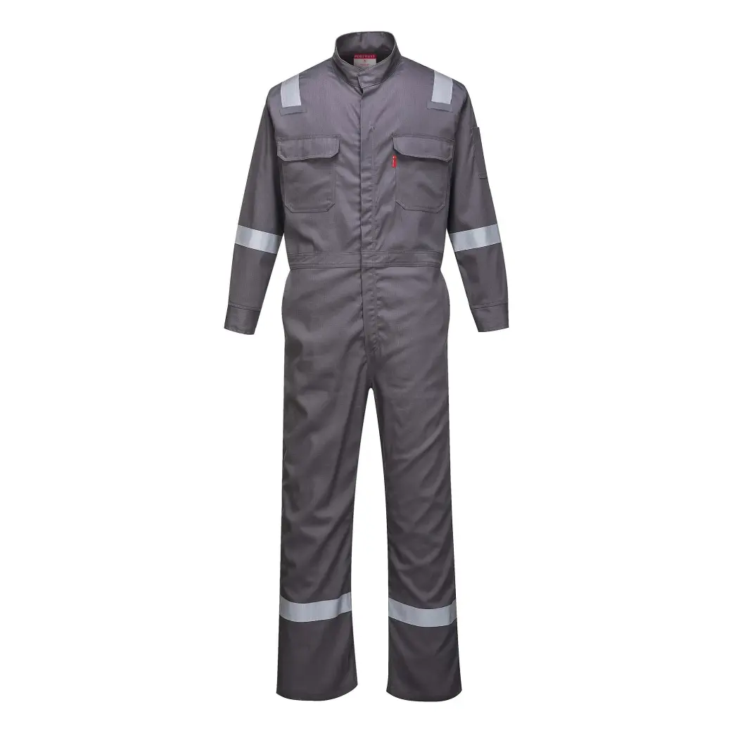 Grey Portwest Bizflame 88/12 Iona Fire resistant Coverall