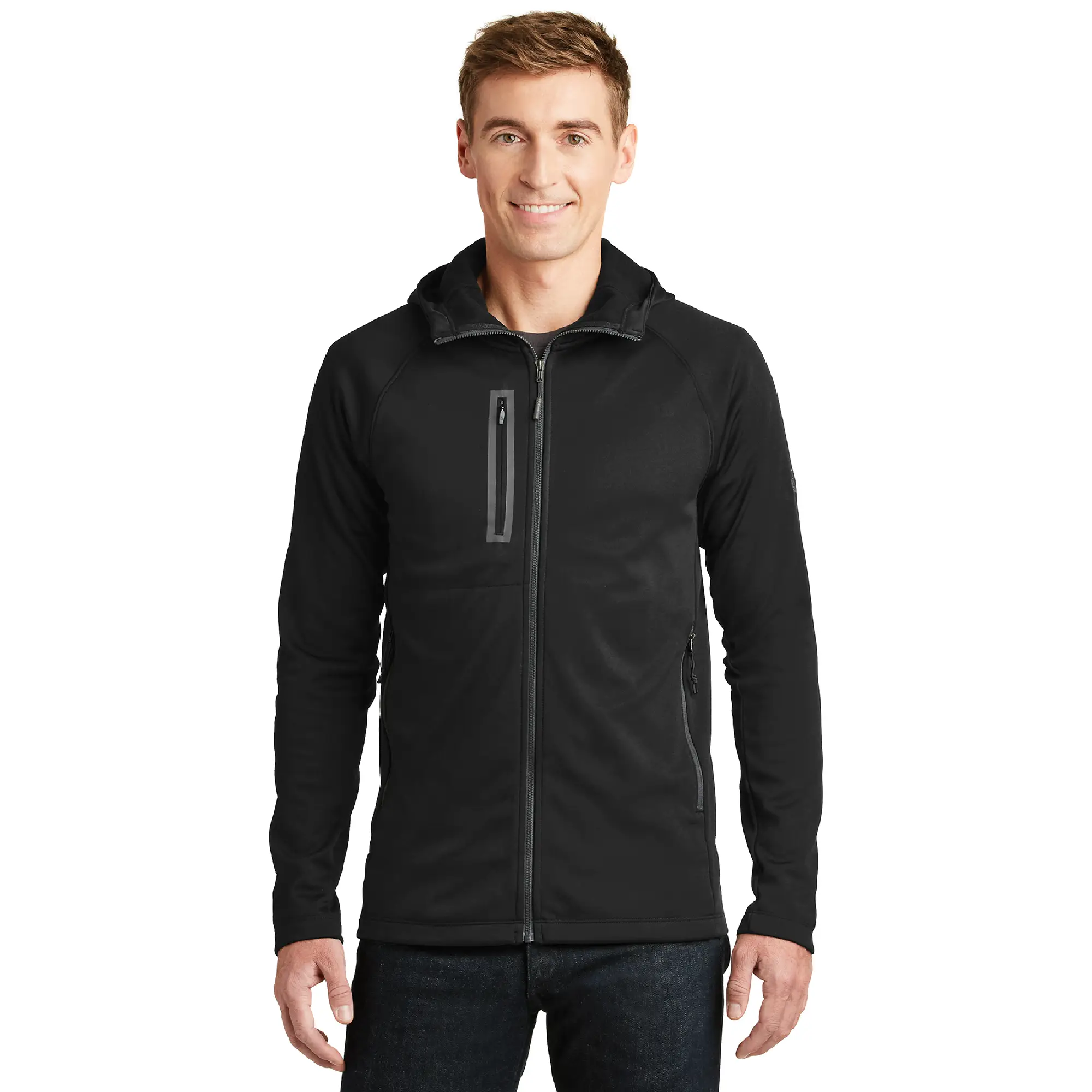 the north face® canyon flats fleece hooded jacket front