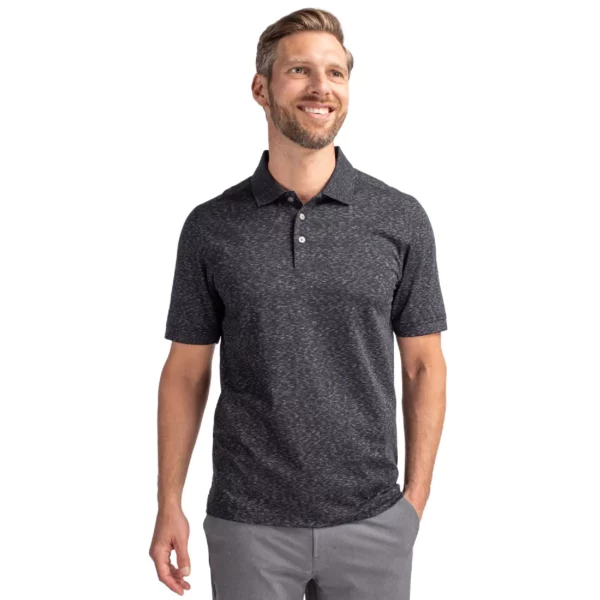 cutter & buck advantage tri-blend space dye front front