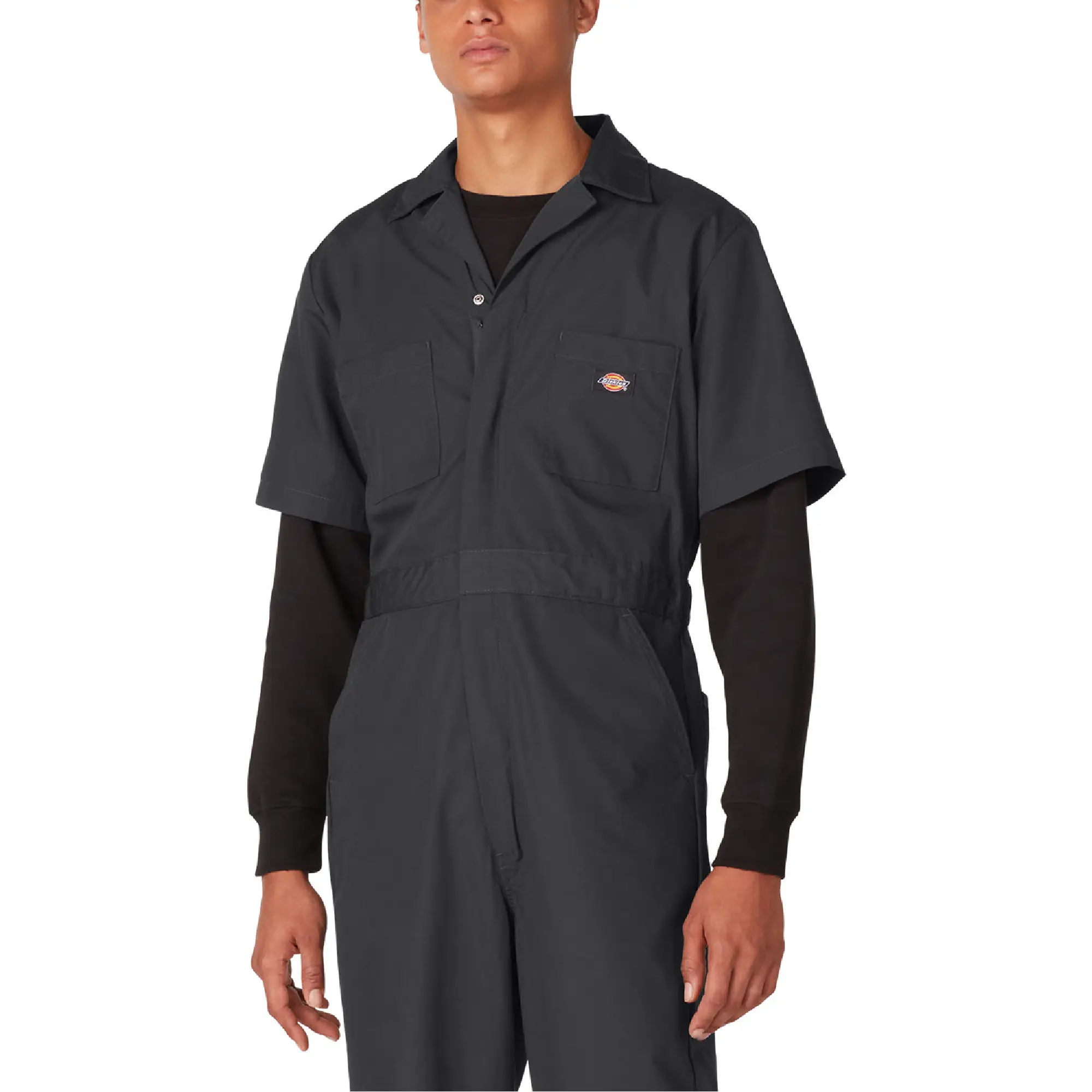 dickies short-sleeve coverall front