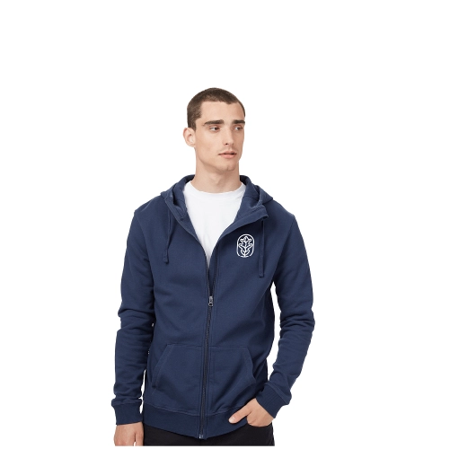 tentreeorganic cotton zip hoodie