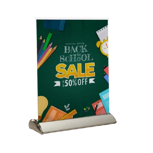 mini retractable banner stands with custom print