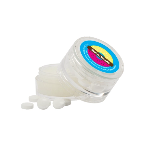 mints & lip moisturizer in double stacked jar