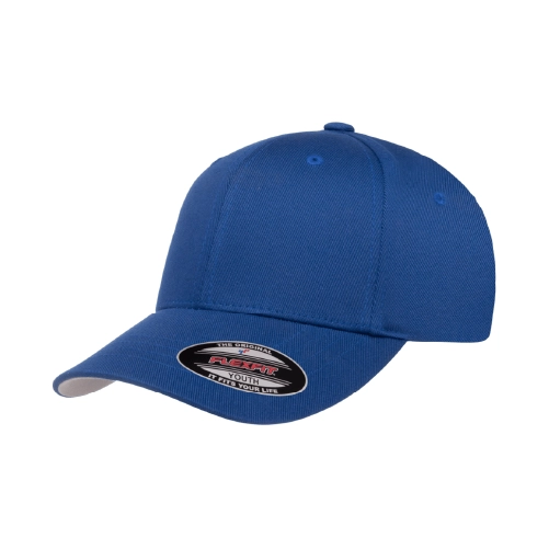 flexfit wooly combed cap – youth in front
