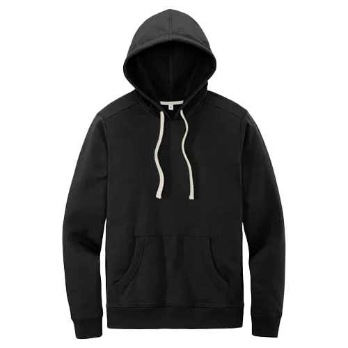 District re-fleece black hoodie.