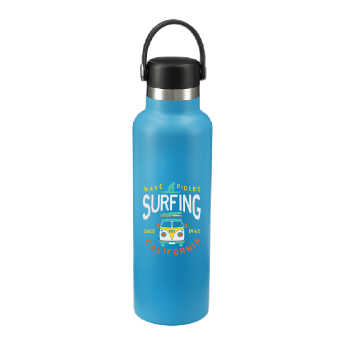 21 oz hydro flask standard mouth with flex cap in pacific