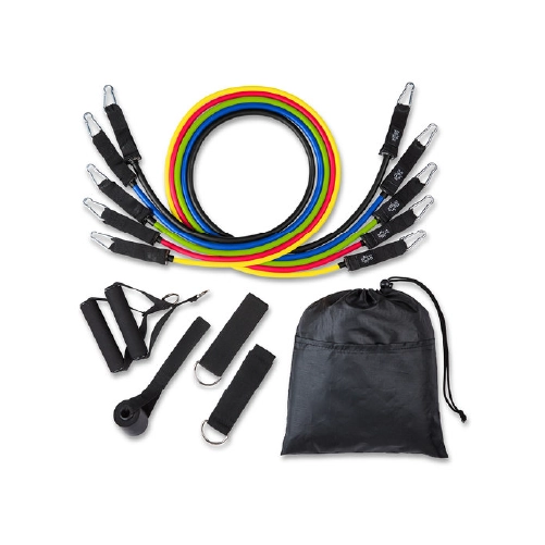 Prime Line b.active Ultimate Resistance Band Fitness Set front