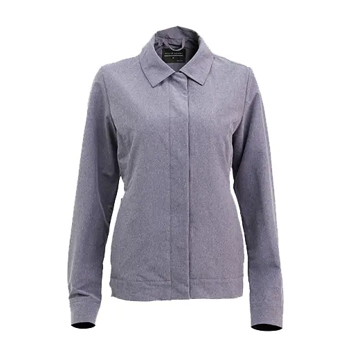 Fossa Apparel Parlance Jacket in heather grey