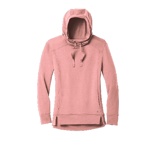 ogio luuma pullover fleece hoodie in swifr pink