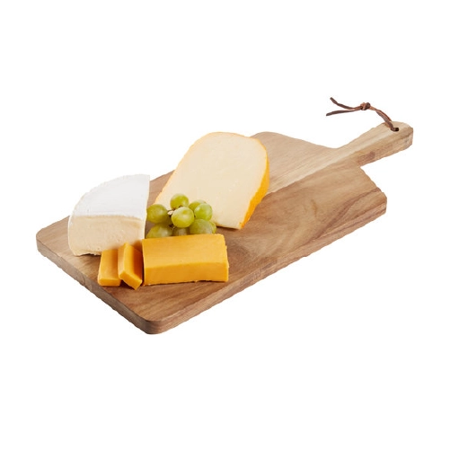 prime line home & table cheese board with handle in front