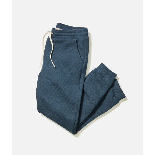 marine layer corbet quilted jogger front