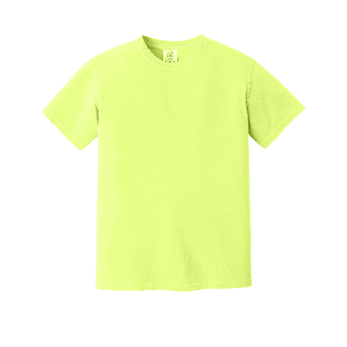 comfort colors heavyweight ring spun tee neon