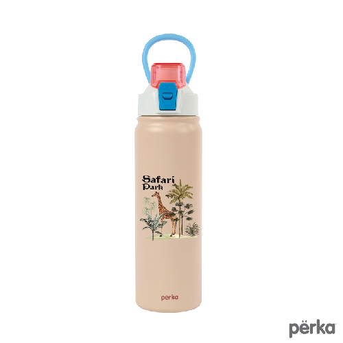 perka rex fresh 24oz double wall recycled stainless steel water bottle cream