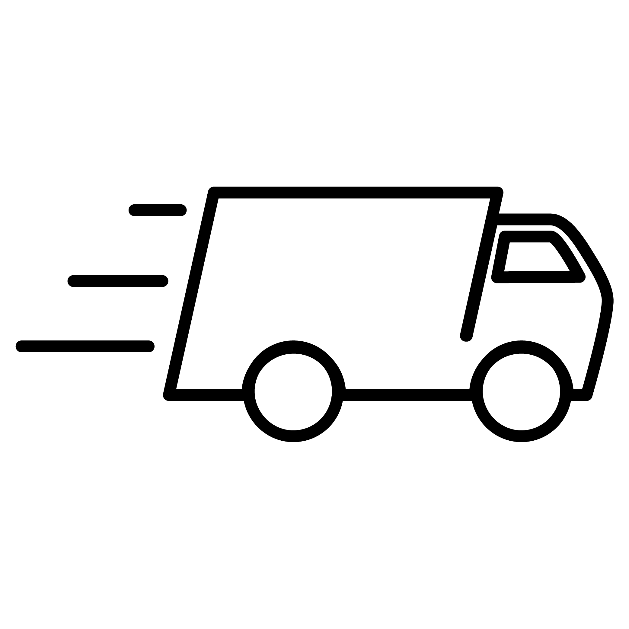 icon black shipping